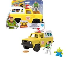 Fisher Price Imaginext Disney Pixar Toy Story Pizza Planet truxk + Buzz Lightyear and Alien figures