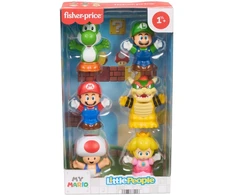 Fisher Price - „Super Mario“ 6 figūrėlių rinkinys (JHG63)
