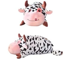 Friendly cow plush toy 45cm