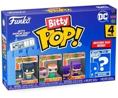 FUNKO Bitty POP! Figūrėlių rinkinys: DC Comics, ~3 cm (4 vnt.)