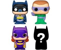 FUNKO Bitty POP! Figūrėlių rinkinys: DC Comics, ~3 cm (4 vnt.)