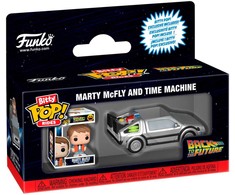 FUNKO Bitty POP! Ride: Back To The Future - Marty McFly &amp; Time Machine