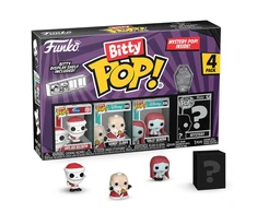 FUNKO Bitty POP! Figūrėlių rinkinys: The Nightmare Before Christmas - Santa Jack, ~3 cm (4 vnt.)