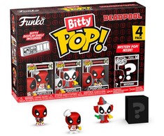 FUNKO Bitty POP! Figūrėlių rinkinys: Marvel - Deadpool, ~3 cm (4 vnt.)