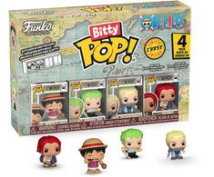 FUNKO Bitty POP! Figūrėlių rinkinys: One Piece, ~2.3 cm (4 vnt.)