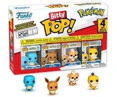 FUNKO Bitty POP! Figūrėlių rinkinys: Pokemonai, ~3 cm (4 vnt.)