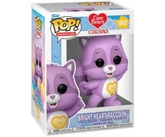 FUNKO POP! Vinilinė figūrėlė: Care Bears - Bright Heart Raccoon, 9.5 cm