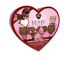 FUNKO POP! Vinilinių figūrėlių rinkinys: DC: Valentines - Batman, ~5 cm (4 vnt.)