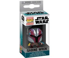 FUNKO POP! Raktų pakabutis: Žvaigždžių karai - Sabine Wren, 10 cm