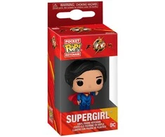 FUNKO POP! Raktų pakabutis: Flash - Supergirl, 10 cm