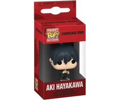 FUNKO POP! Raktų pakabutis: Chainsaw Man - Aki Hayakawa, 10 cm