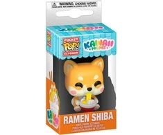 FUNKO POP! Raktų pakabutis: Kawaii Foodies - Ramen Shiba, ~9 cm