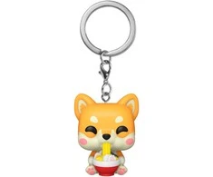 FUNKO POP! Raktų pakabutis: Kawaii Foodies - Ramen Shiba, ~9 cm