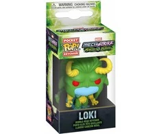 FUNKO POP! Raktų pakabutis: Marvel Monster Hunters - Loki, 10 cm
