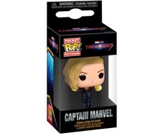 FUNKO POP! Raktų pakabutis: The Marvels - Captain Marvel, ~10 cm