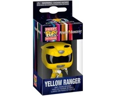 FUNKO POP! Raktų pakabutis: Power Rangers - Yellow Ranger, 10 cm