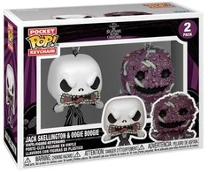 FUNKO POP! Raktų pakabutis: Disney Nightmare Before Christmas - Jack Skellington &amp; Oogie Boogie, 10 cm