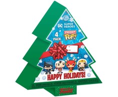 FUNKO POP! Vinilinių figūrėlių rinkinys: DC Comics: Happy Holidays, ~4 cm (4 vnt.)