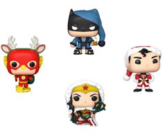 FUNKO POP! Vinilinių figūrėlių rinkinys: DC Comics: Happy Holidays, ~4 cm (4 vnt.)
