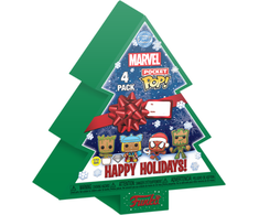 FUNKO POP! Vinilinių figūrėlių rinkinys: Marvel: Happy Holidays, ~4 cm (4 vnt.)