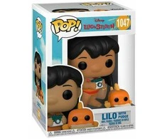 FUNKO POP! Vinilinė figūrėlė: Disney Lilo &amp; Stitch - Lilo with Pudge, 9 cm