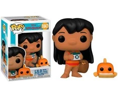 FUNKO POP! Vinilinė figūrėlė: Disney Lilo &amp; Stitch - Lilo with Pudge, 9 cm
