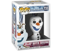 FUNKO POP! Vinilinė figūrėlė: Disney: Frozen 2 - Olaf with Bruni, 12.7 cm