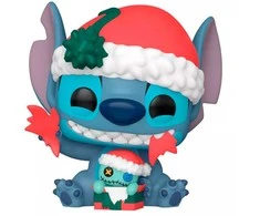 FUNKO POP! Vinilinė figūrėlė: Disney Lilo &amp; Stitch - Stitch Unwrapping Gift, 9 cm