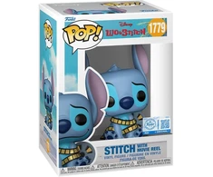 FUNKO POP! Vinilinė figūrėlė: Disney: Lilo &amp; Stitch - Stitch with Movie Reel, 9.7 cm