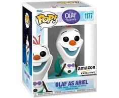 FUNKO POP! Vinilinė figūrėlė: Disney: Olaf Present - Olaf as Ariel, 9 cm