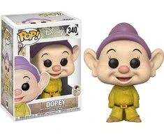 FUNKO POP! Vinilinė figūrėlė: Disney: Snieguolė - Dopey, 9 cm