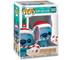 FUNKO POP! Vinilinė figūrėlė: Disney Lilo &amp; Stitch - Stitch su saldainių lazdele, 9.5 cm