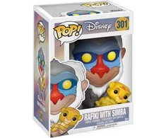 FUNKO POP! Vinilinė figūrėlė: Disney - Rafiki su Simba, 9,5 cm