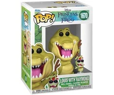 FUNKO POP! Vinilinė figūrėlė: Princesė ir varlius - Louis with Raymond, 9 cm