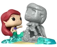 FUNKO POP! Vinilinė figūrėlė: Disney Princess  - Undinėlė Arielė ir statula Erikas, 9.5 cm