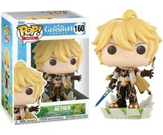 FUNKO POP! Vinilinė figūrėlė: Genshin Impact - Aether, 11,4 cm