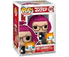 FUNKO POP! Vinilinė figūrėlė: Godzilla Singular Point - Mei Kamino with Pelops II, 9 cm