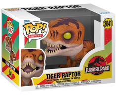 FUNKO POP! Kolekcionuojama figūrėlė - JURASSIC PARK S3: Tiger Raptor