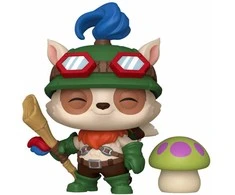 FUNKO POP! Vinilinė figūrėlė: League of Legends - Teemo with Mushroom, 9 cm