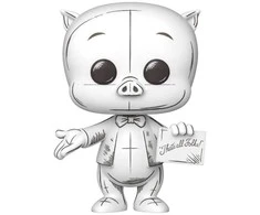 FUNKO POP! Vinilinė figūrėlė: Looney Tunes - Porky Pig, 9 cm