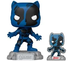 Funko POP figure Marvel Avengers 60th Anniversary Comic Juodas Panther with Pin Exclusive