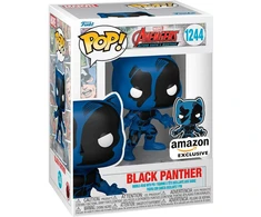 Funko POP figure Marvel Avengers 60th Anniversary Comic Juodas Panther with Pin Exclusive