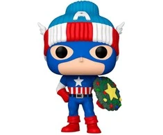 FUNKO POP! Vinilinė figūrėlė: Marvel - Kapitonas Amerika, 9 cm