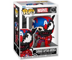 FUNKO POP! Vinilinė figūrėlė: Marvel - Carnage Captain America, 9 cm