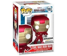 FUNKO POP! Vinilinė figūrėlė: Marvel: Civil War Captain America - Civil War Iron Man, 9 cm
