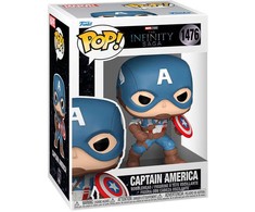 FUNKO POP! Vinilinė figūrėlė: Marvel: The Infinity Saga - Captain America, 9 cm