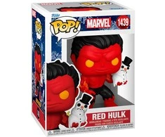 FUNKO POP! Vinilinė figūrėlė: Marvel - Red Hulk with Snowman, 9 cm