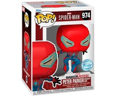 FUNKO POP! Vinilinė figūrėlė: Marvel Spiderman - Peter Parker Velocity Suit, 9 cm