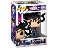 FUNKO POP! Vinilinė figūrėlė: What IF...? - Infinity Captain Carter, 9 cm