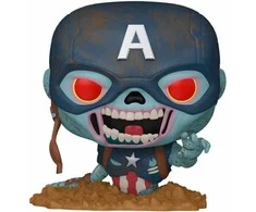FUNKO POP! Vinilinė figūrėlė: Marvel Zombies - Zombie Captain America, 9 cm